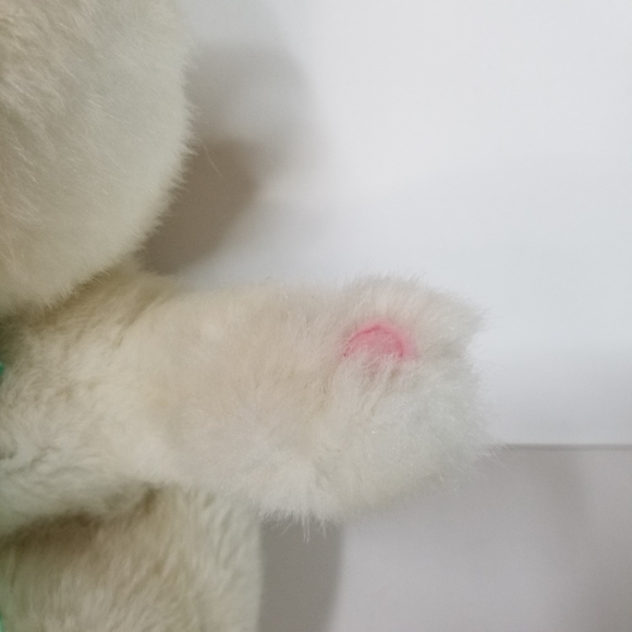 International‎ Silver White Bunny Rabbit Hand Puppet Stuffed Animal Vintage 1996 - Picture 9 of 13